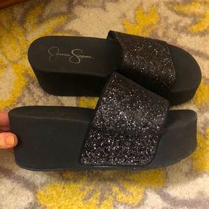 Jessica Simpson wedge heels